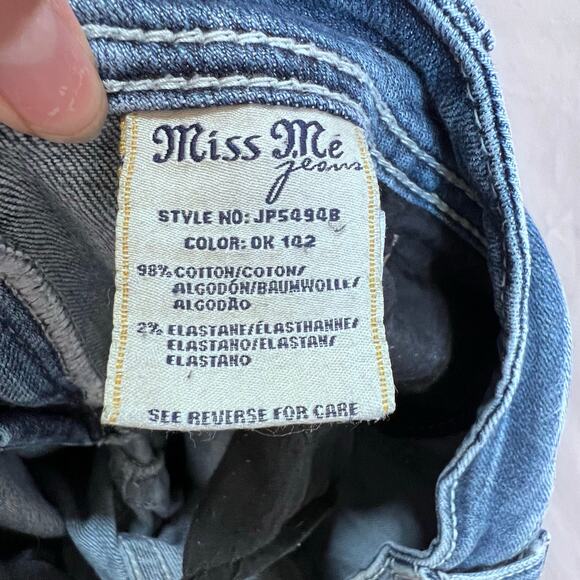 Miss Me Jeans Womens Bootcut Jeans with Embellished  Embroidered Back Pockets 30 - Picture 14 of 15